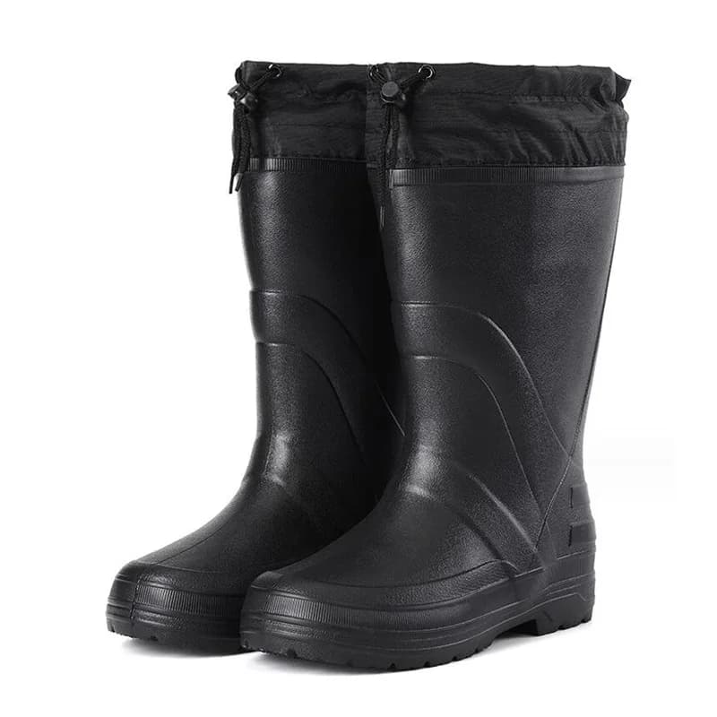 Chaussures de pluie EVA homme haute qualité 2026 - Bottes neige plateforme pêche antidérapantes