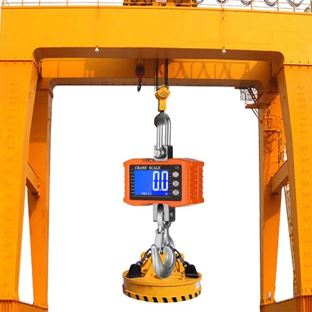 Balance suspendue numérique portable 1000kg LCD rétroéclairé - Pèse-grue construction pêche lourde fonction tare
