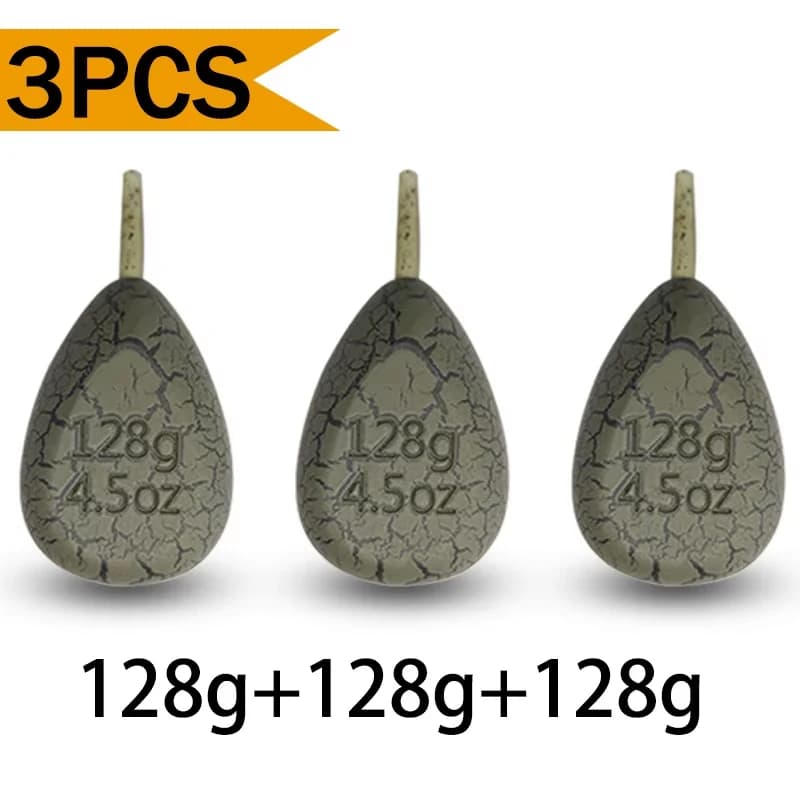 Plombs carpe attractifs 2/3 pièces couleurs camouflage pour meilleure attraction des poissons