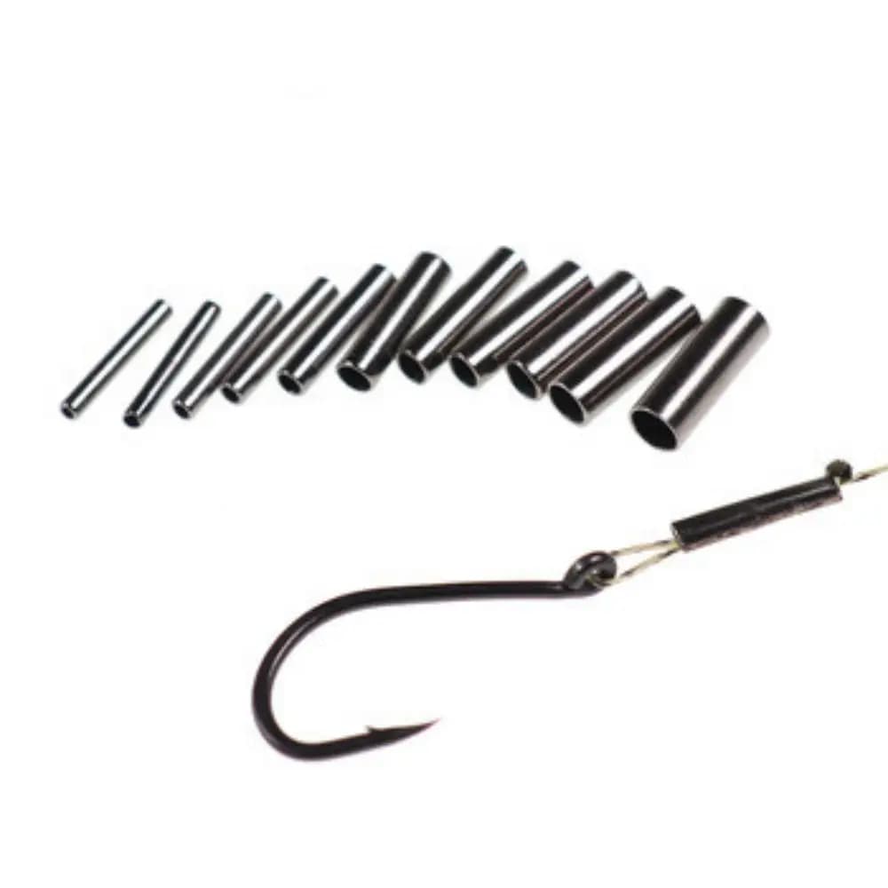500 pièces de raccords en cuivre pour bas de ligne, tubes à sertir pour pêche sur