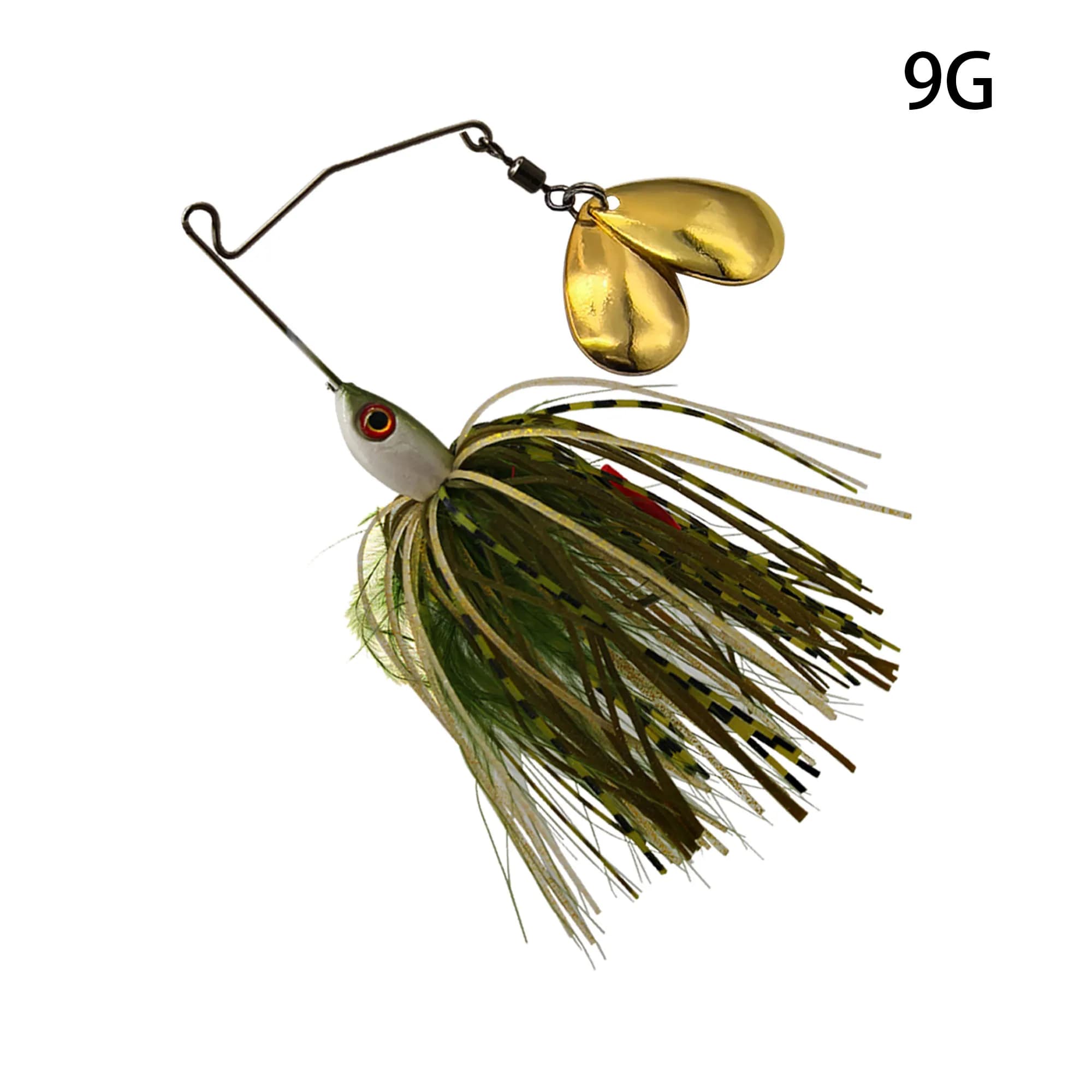 Leurre spinner bait Mycena 7G/9G pour brochet et perche - Chatter bait avec lame vibrante
