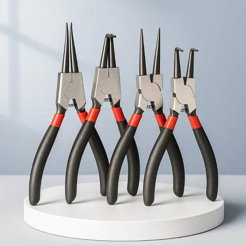 Pince à circlips 5 pouces pour retirer installer anneaux élastiques arbres et axes précision