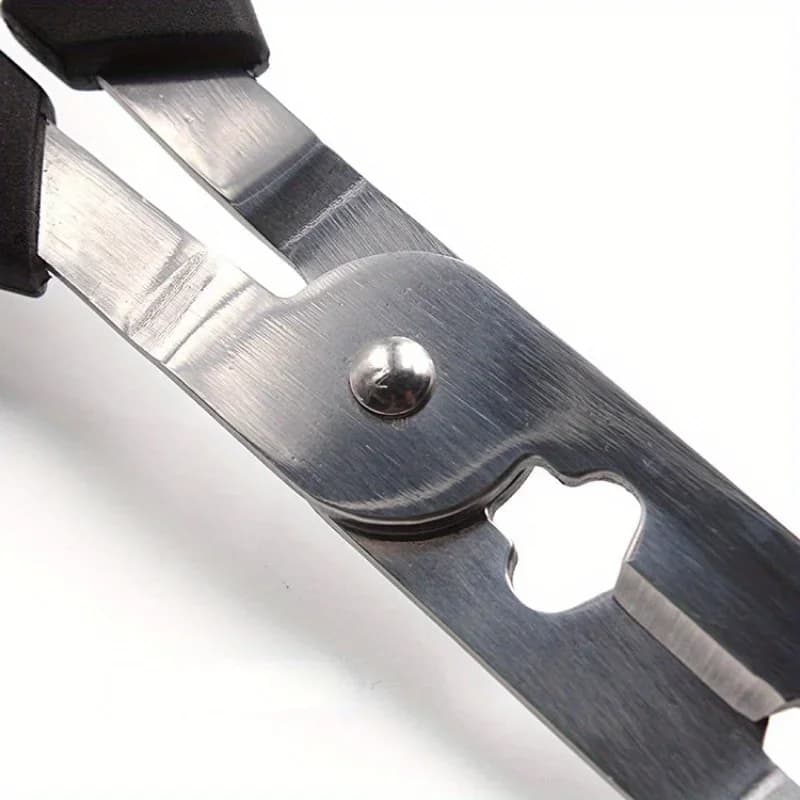 Pince de pêche longue multifonction avec coupe-fil et pince à crabes en acier inoxydable