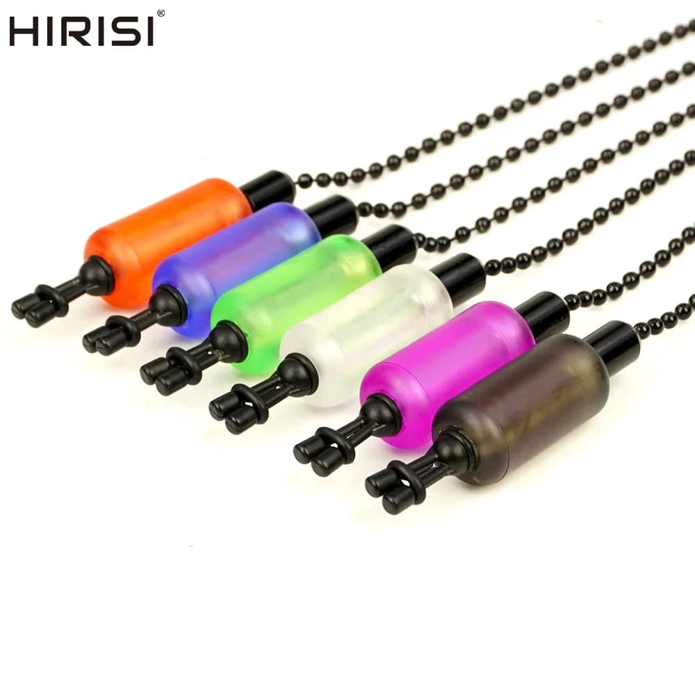 Indicateurs swingers Hirisi 2 pièces 6 couleurs tubes fluorescents amovibles accessoires pêche carpe