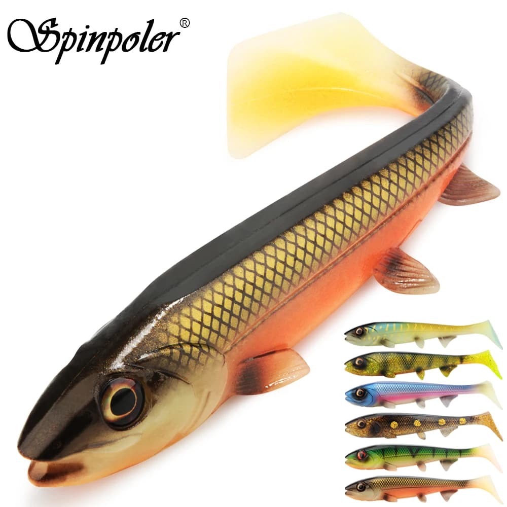 Leurre souple shad pêche en mer 14cm 18cm leurre wobbleur pour gros carnassiers brochet silure
