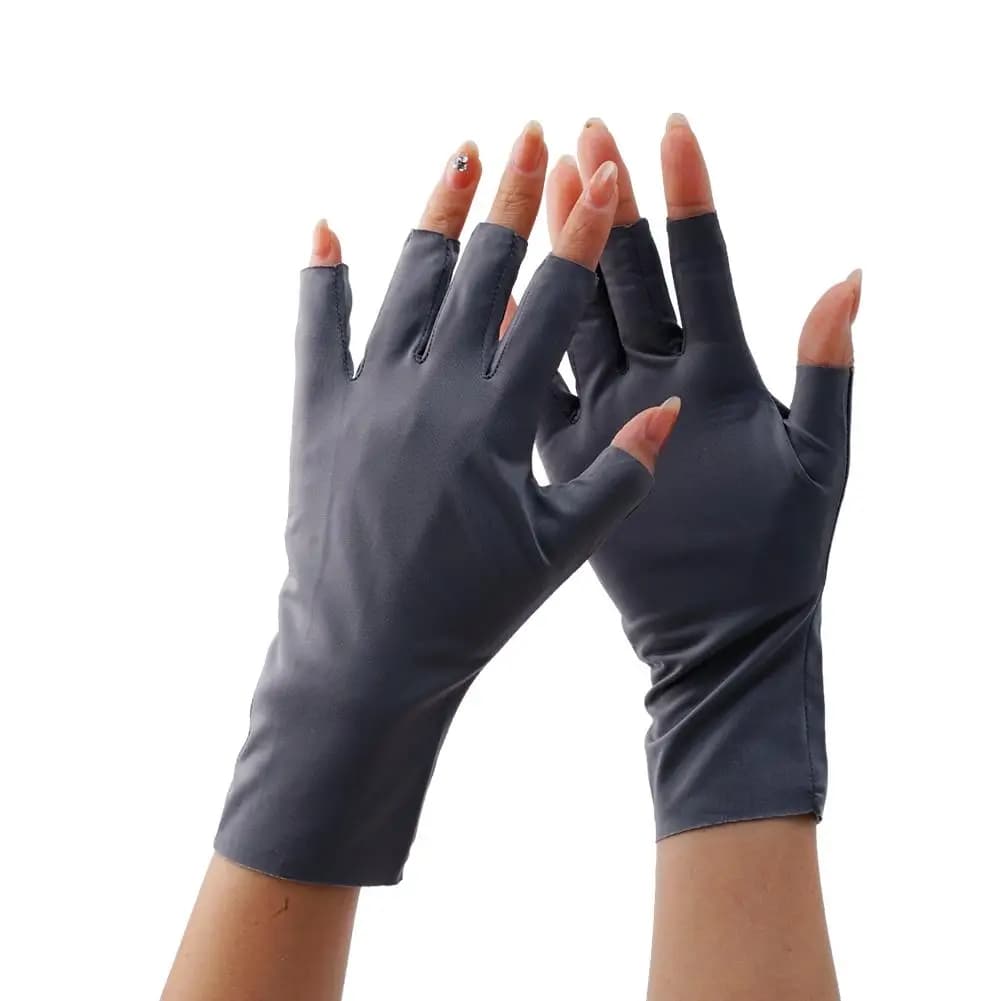 Gants doigts nus protection solaire multicolores femme - Manches UV été écran tactile conduite