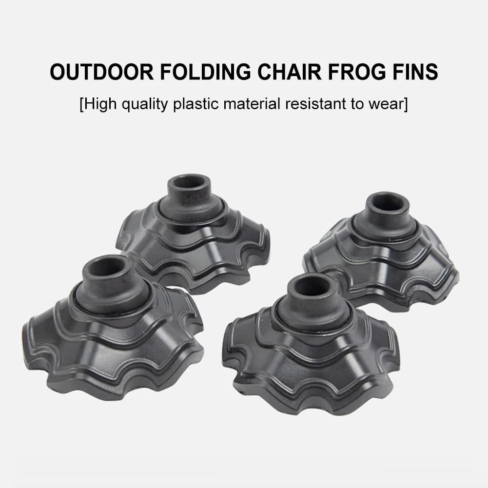 Protège-pieds réglables anti-dérapants pour chaises pliantes camping et pêche 1 à 4 pièces