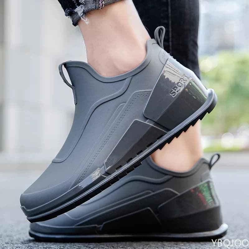 Chaussures de pêche Shaxi 2022 imperméables - Bottes randonnée antidérapantes travail durable noir