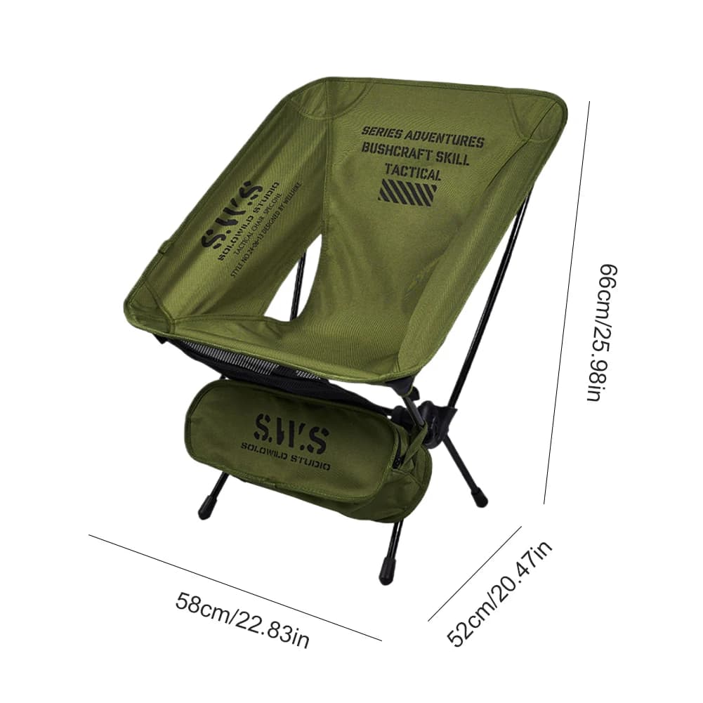 Chaise pliante ultralégère Oxford pour pêche plage camping randonnée siège portable léger