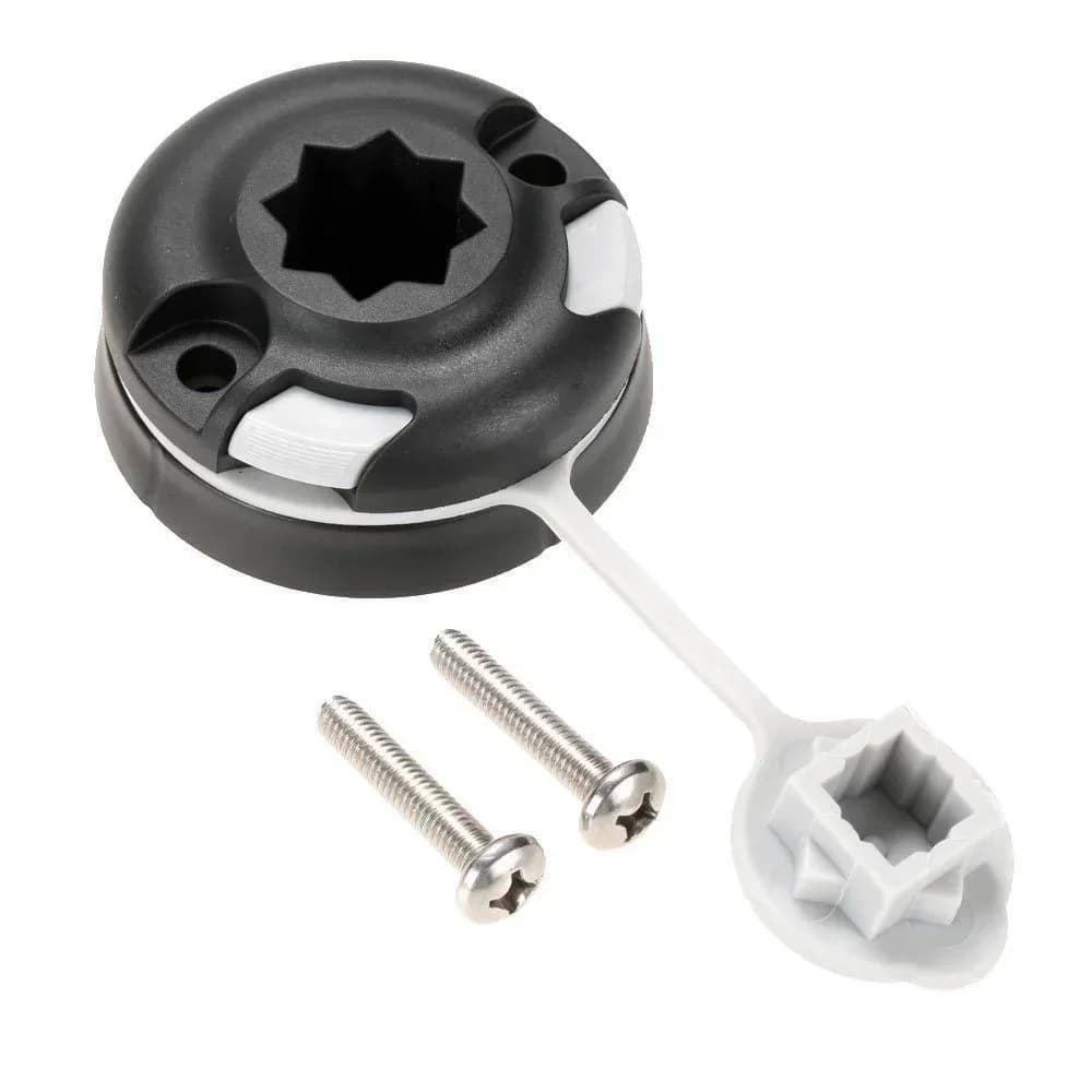 Support de canne à pêche pour kayak gonflable - Base de montage en nylon durable avec kit accessoires