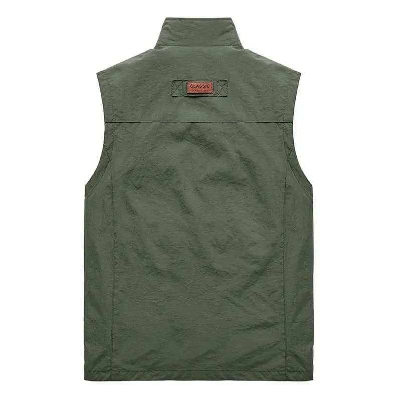 Veste sans manches homme multi-saisons 5XL - Veste légère multi-poches pour randonnée printemps été automne