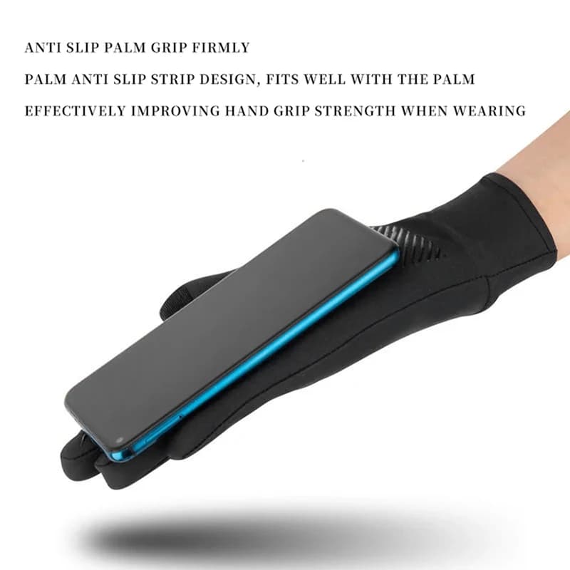Gants vélo tactiles anti-dérapage pêche protection UV été soie glacée ultra-fins unisexes extérieur
