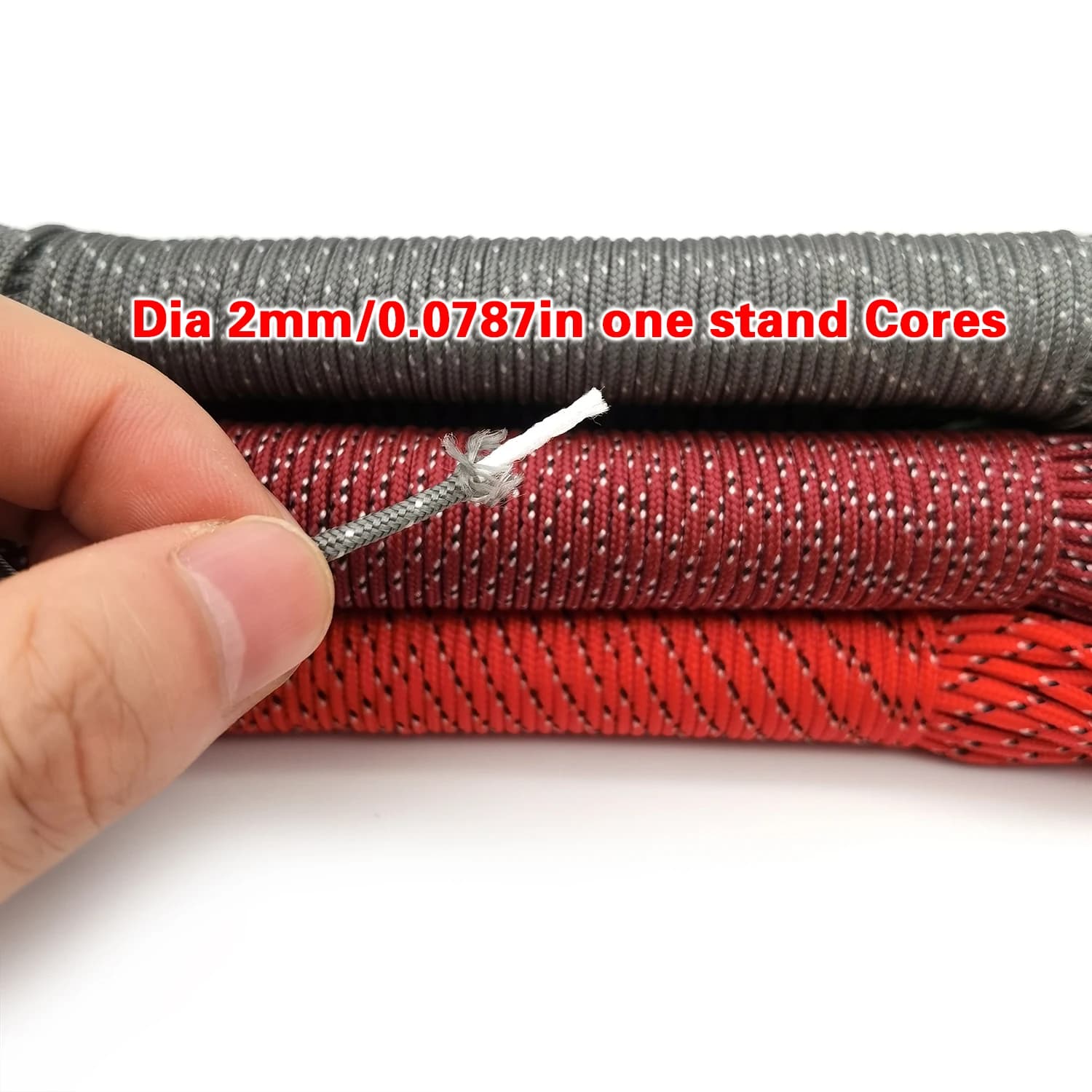 Paracord 100 couleurs 31m pour pêche survie camping - Corde parachute 2mm multifonction