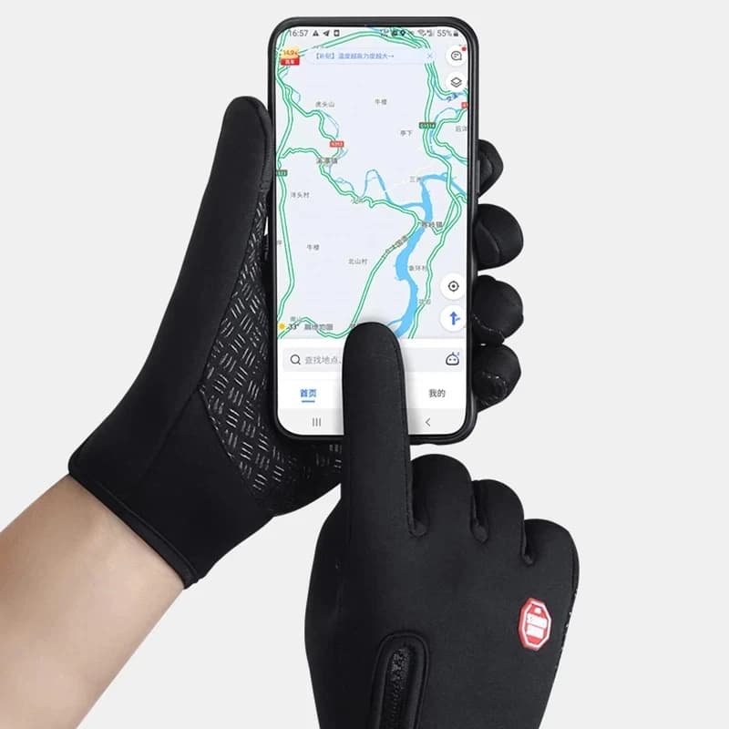 Gants polaire chauds antidérapants tactiles pour sports outdoor randonnée et équitation montagne