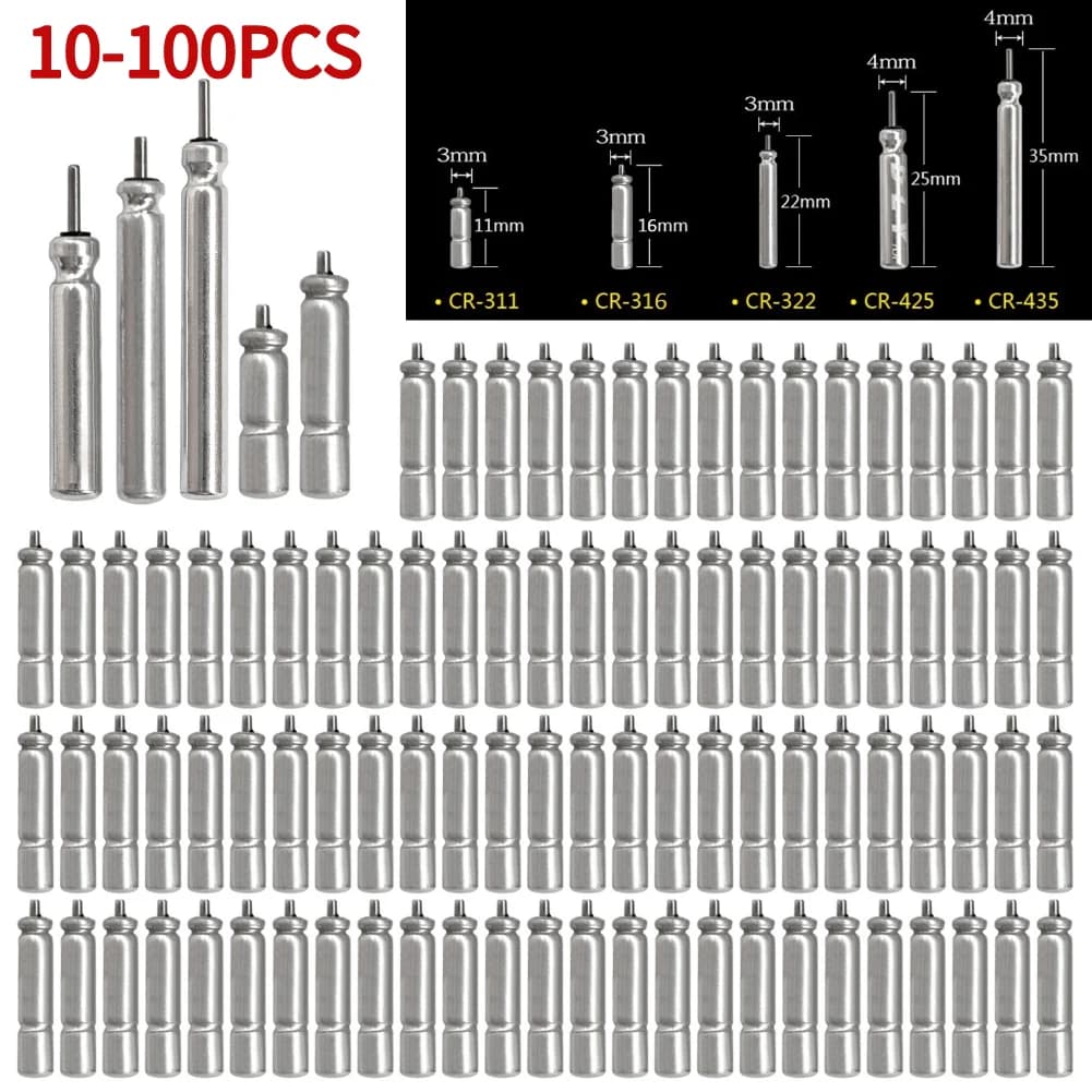 Flotteurs pêche nocturne électroniques 10-100PCS piles CR311 CR316 - accessoires lumineux pêche