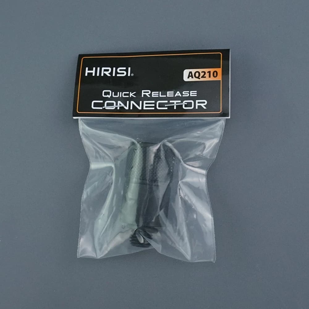 Connecteur à changement rapide en aluminium Hirisi pour alarmes de pêche à la carpe et rod pod AQ210