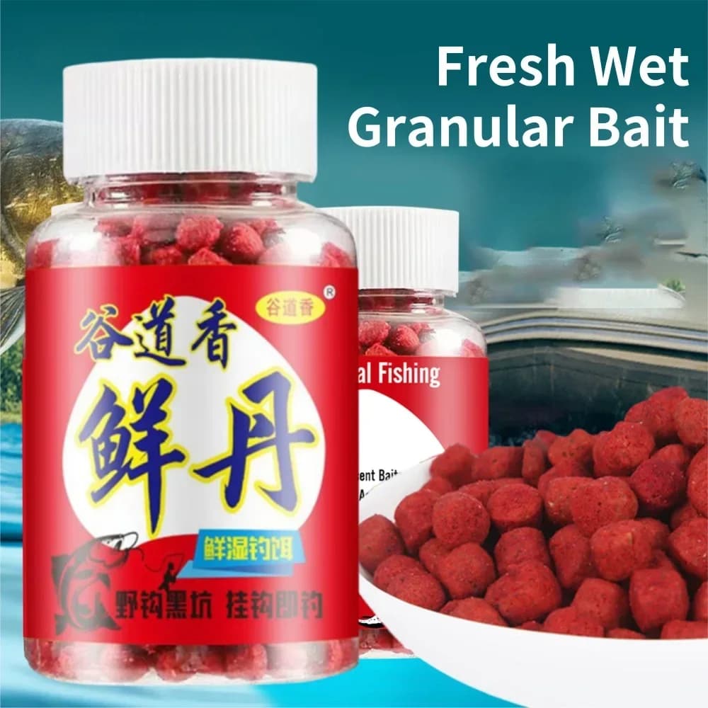 Appât granulé humide haute protéine pour pêche - concentré attractant universel odeur poisson