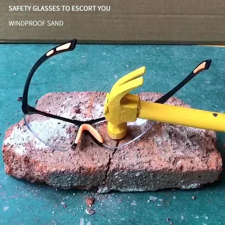 Lunettes de protection claires pour pêche - Anti-poussière, anti-éclaboussures, idéales travail et vélo