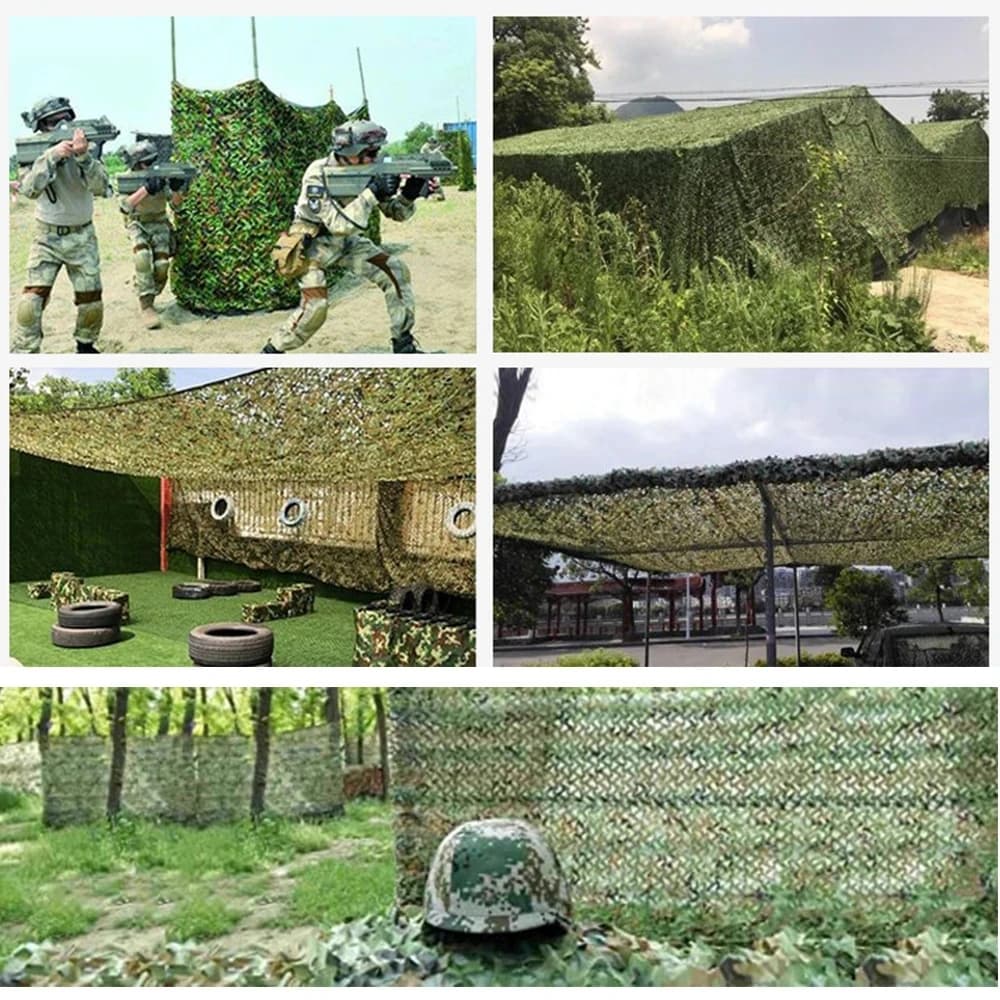 Filet camouflage maille respirante pour abri pêche, protection solaire et discrétion