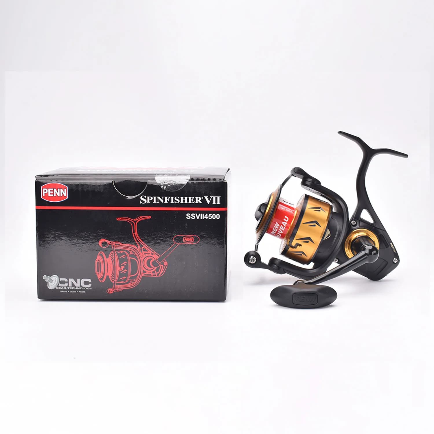 Moulinet de pêche mer PENN SSVII 7500 à 10500, anti-corrosion pour poissons jusqu'à 13kg