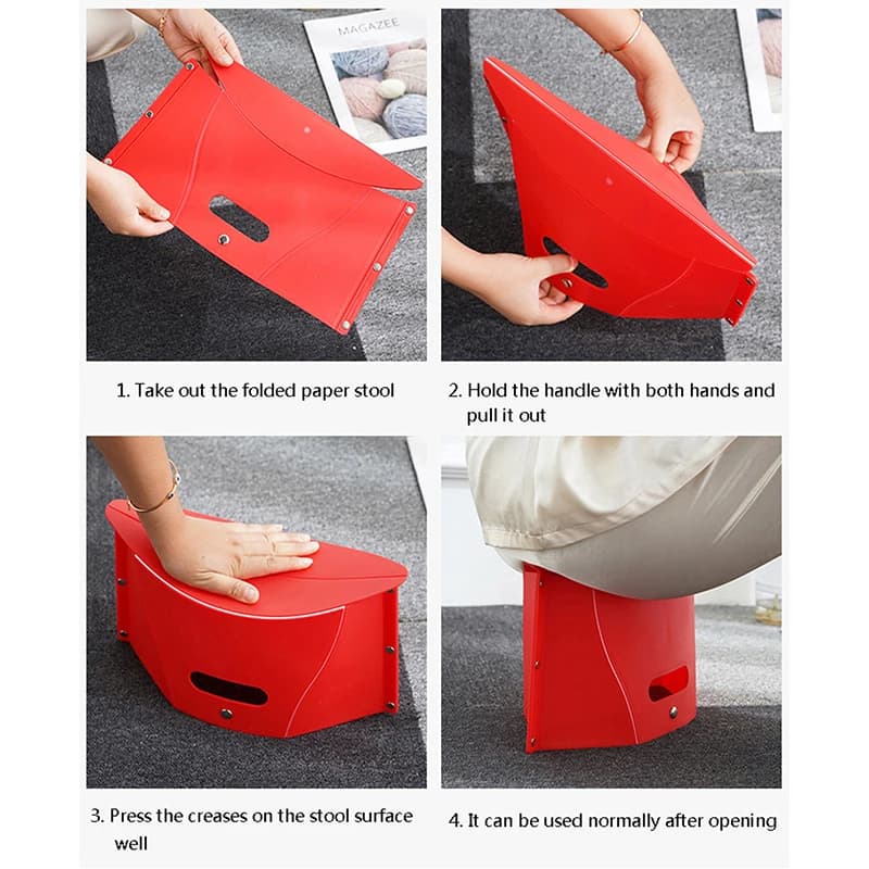 Tabouret pliant pêche portable - Siège léger pour pêcheurs, camping et randonnée facile à transporter