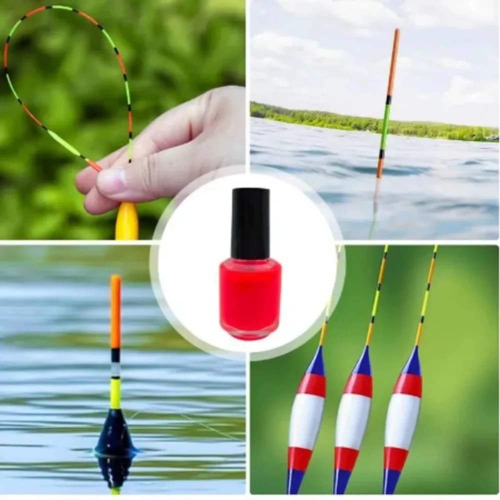 Peinture fluorescente pour flotteurs de pêche nuit haute visibilité séchage rapide réparation équipement