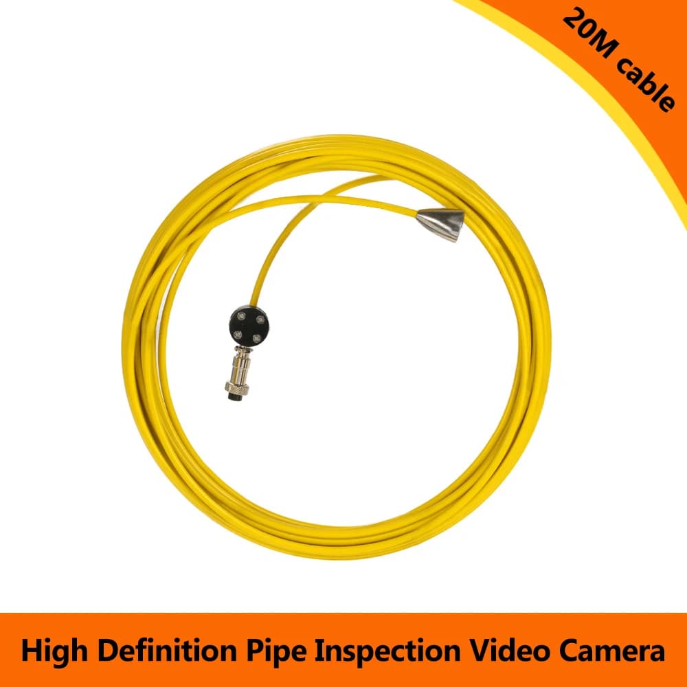 Câble de remplacement 20m/30m pour caméra d'inspection 23mm pêche sous-marine équipement pesca carpe