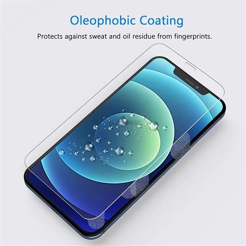 Verre trempé protection écran iPhone 1-4 pièces résistant aux chocs pour pêcheurs étanche rayures