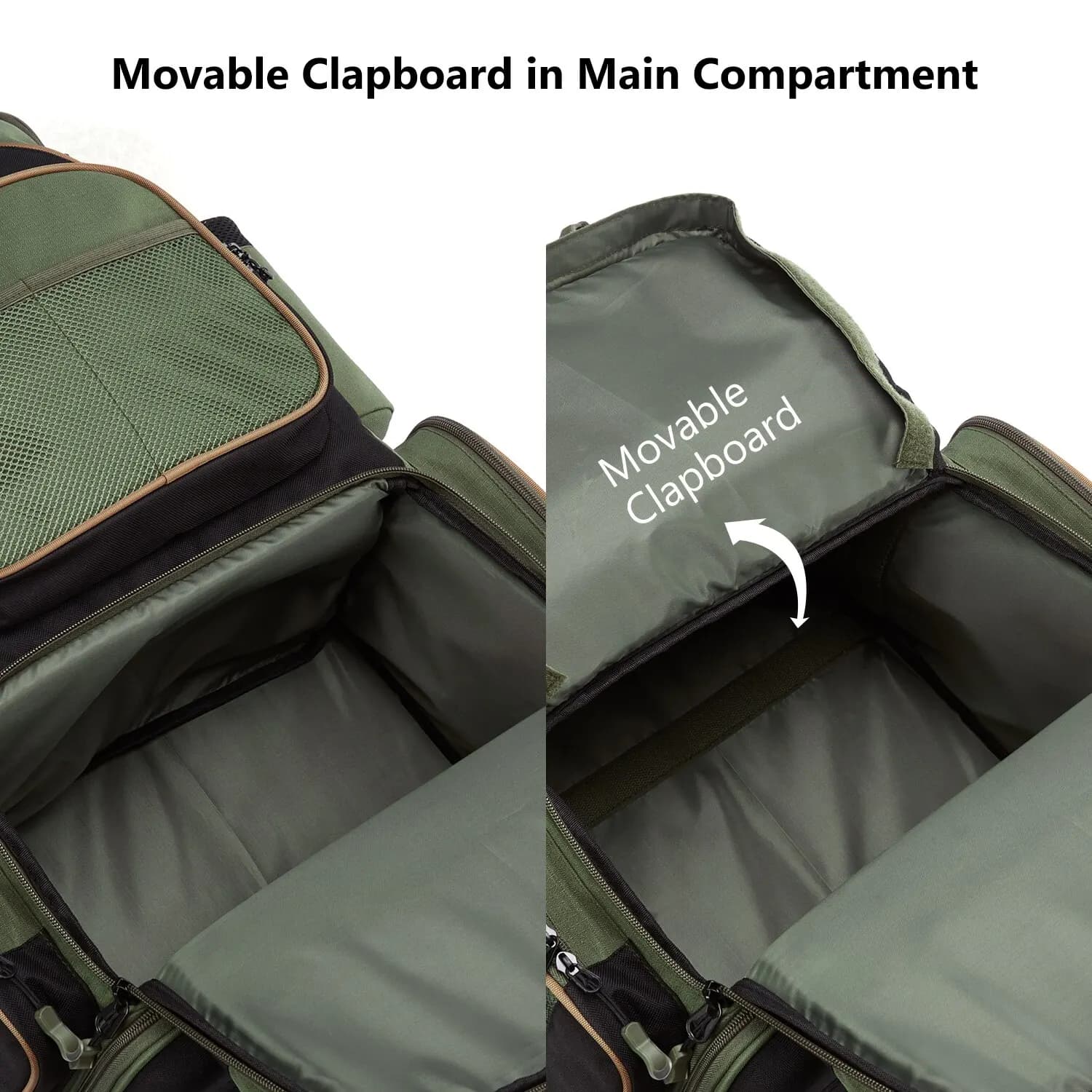 Boîte à pêche souple Bassdash avec protection pluie - Sac à dos tactique multifonction léger