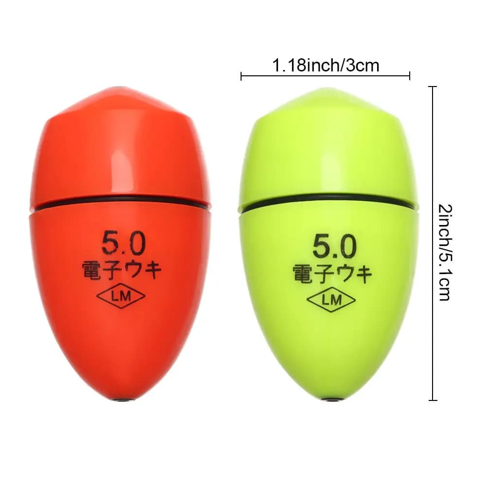 Flotteur lumineux électronique pour la pêche aux leurres de nuit avec éclairage LED intégré