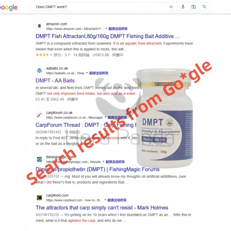 Poudre DMPT pure additif pêche carpe stimulant appétit attractant poissons haute qualité