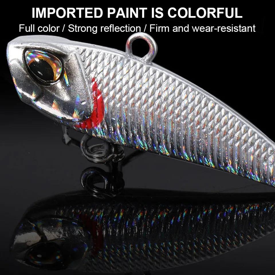 Leurre spinner métal WALK FISH 7g à 21g avec queue rotative et séquins pour pêche au vif et traîne
