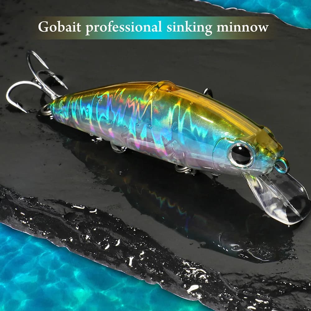 Leurre Sinking Minnow 11g 7cm Popper Pesca Swimbait pour pêche à la carpe et carnassiers
