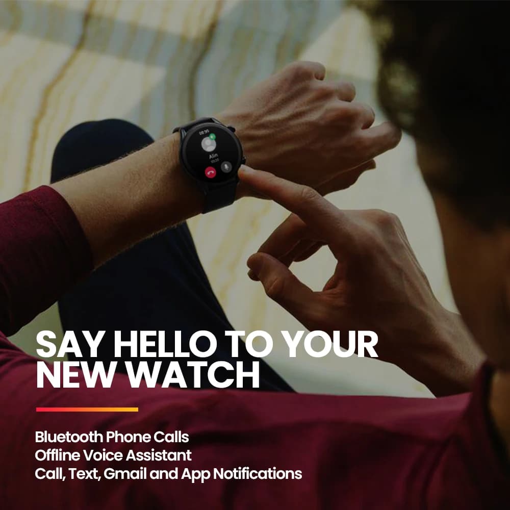Smartwatch Zeblaze Btalk 3 Plus - Appels vocaux et monitoring santé pour pêcheurs communicants