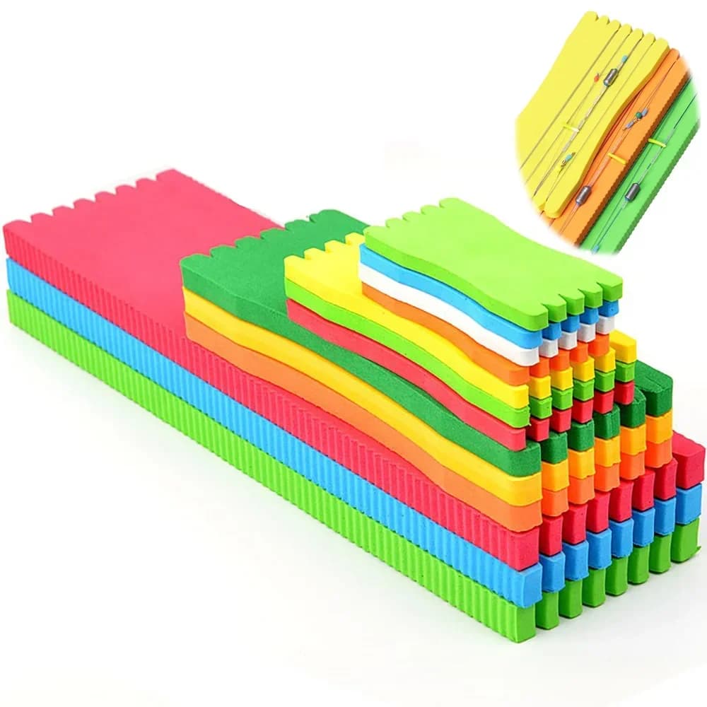 Plateau de rangement pêche EVA avec enrouleur de ligne pour hameçons et outils de pêche 8
