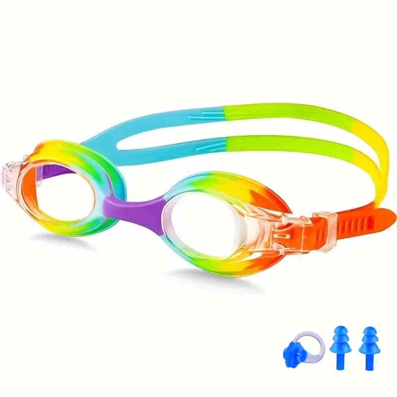 Lunettes de natation enfants 3-12 ans anti-buée étanches réglage rapide vision claire
