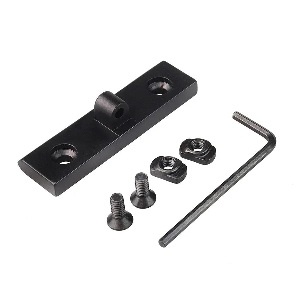 Adaptateur bipode M-LOK Keymod pour rail Picatinny AR15 - montage bas profil chasse tactique