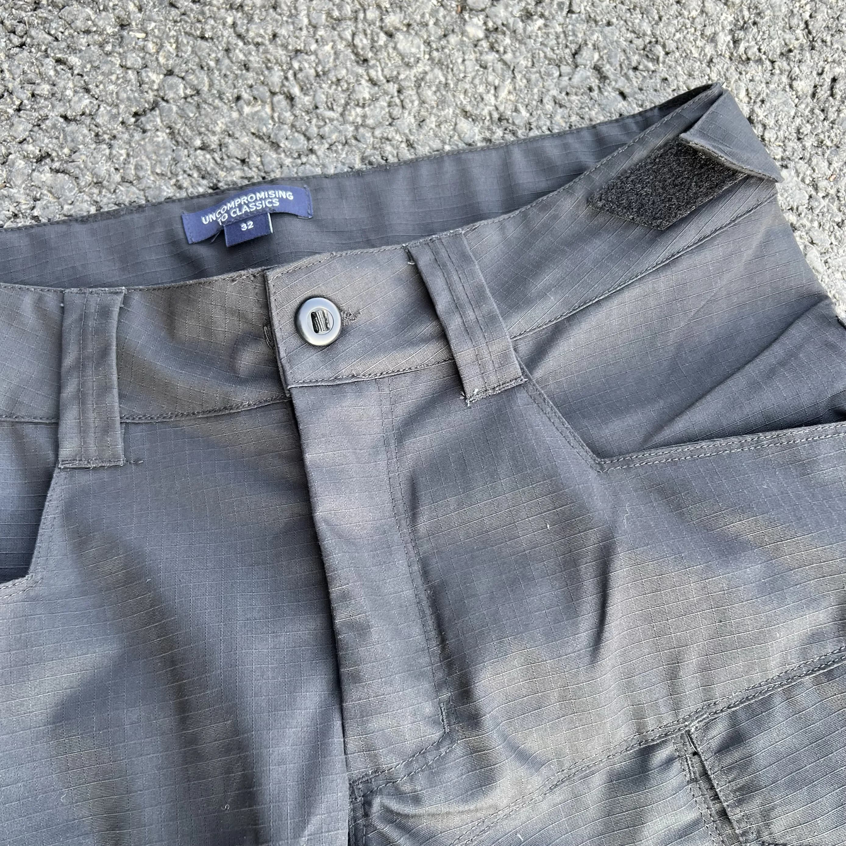 Pantalon tactique noir Tom résistant déchirures - Entraînement pêche sport outdoor AR training