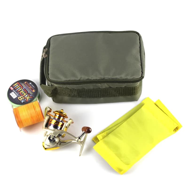 Sac de pêche étanche portable avec séparateurs - Rangement moulinets spinning baitcasting