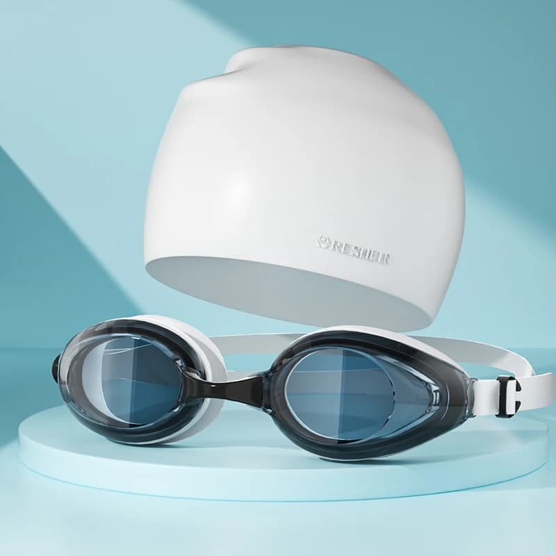 Lunettes de natation unisexes professionnelles étanches anti-buée avec protection UV intégrée
