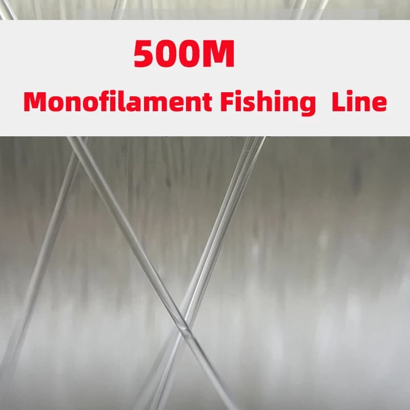 Ligne de pêche monofilament nylon 500m grande taille mer et eau douce pour gros poissons et requins