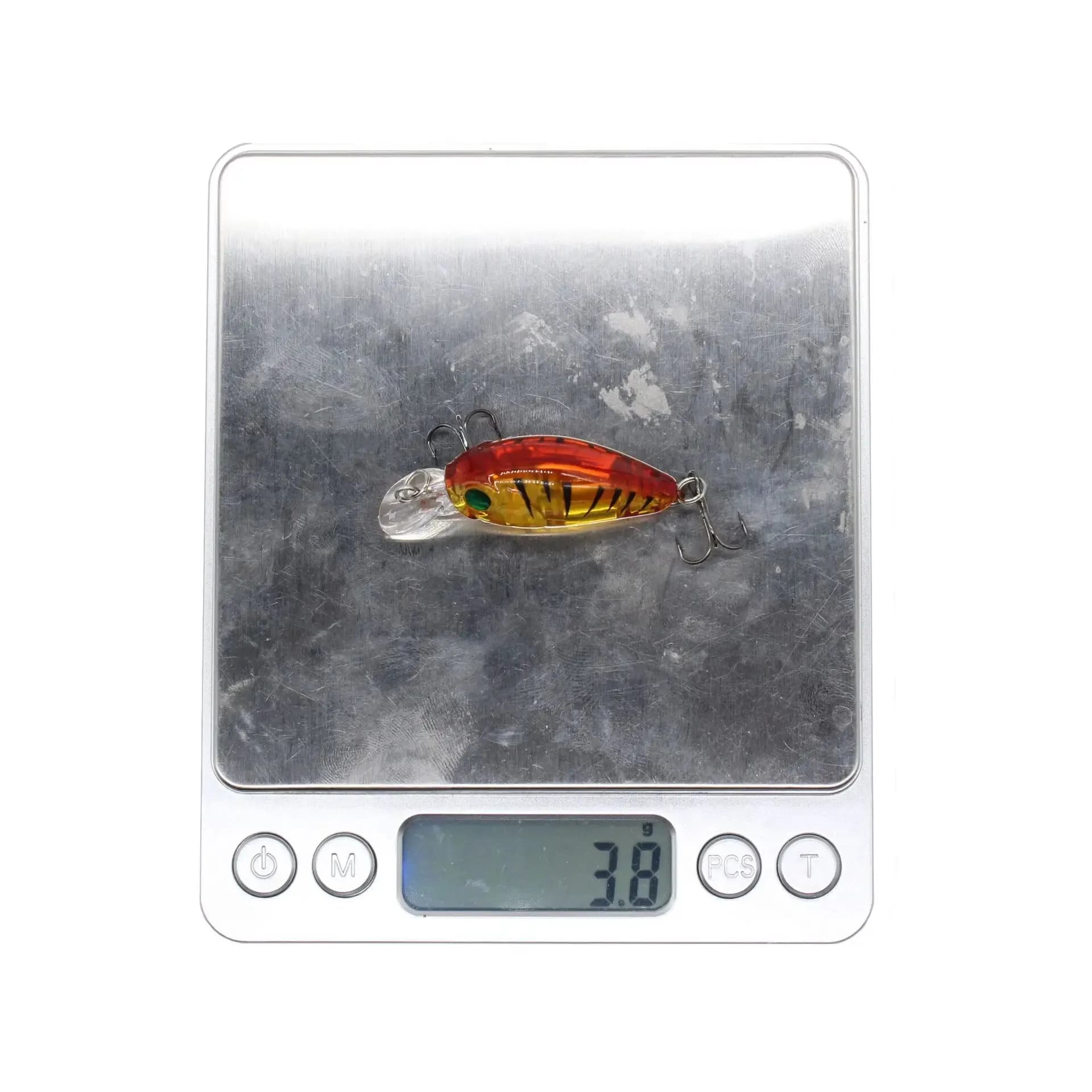 Leurres crankbait profonds 4.8cm 3.8g - Leurres durs plongeurs avec cliquetis - Appâts pêche