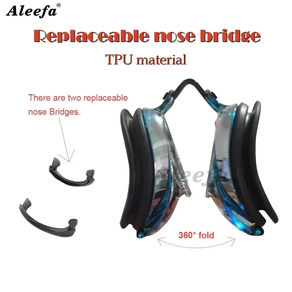 Lunettes de compétition hydrodynamiques anti-buée pour myopes -2.0 à -7.0