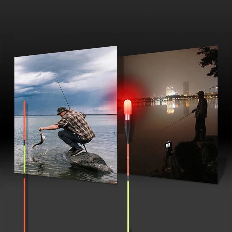 5 pièces flotteurs de pêche luminescents à LED, lumière nocturne flottante avec changement de couleur pour
