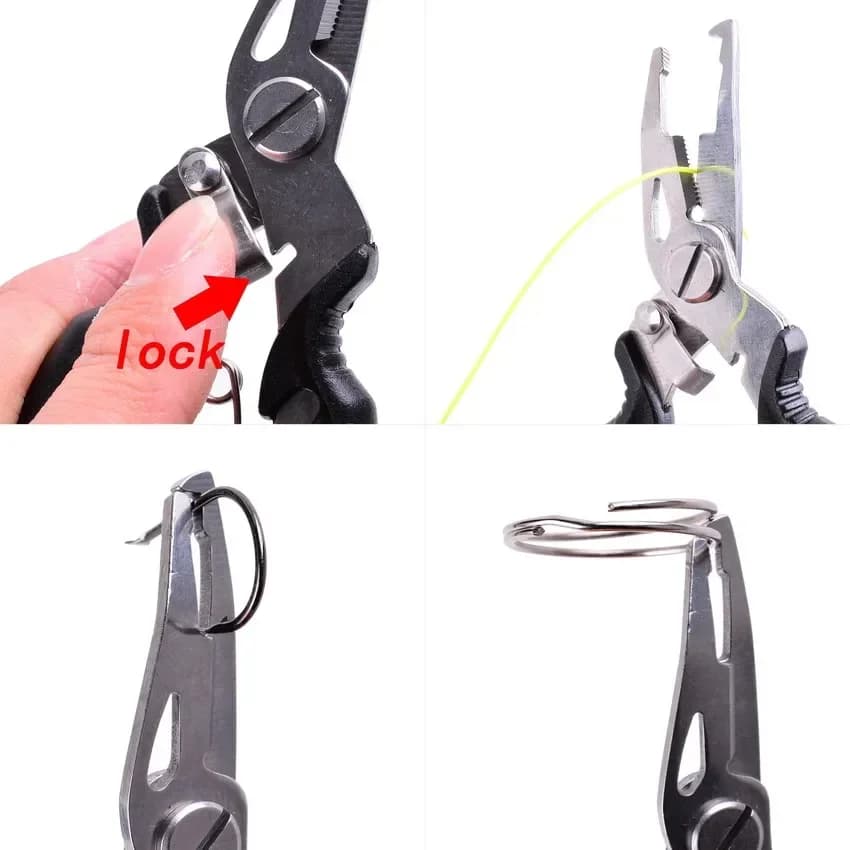 Kit pêche polyvalent 2021 : pince, ciseaux, épuisette et outils pour montage de mouches
