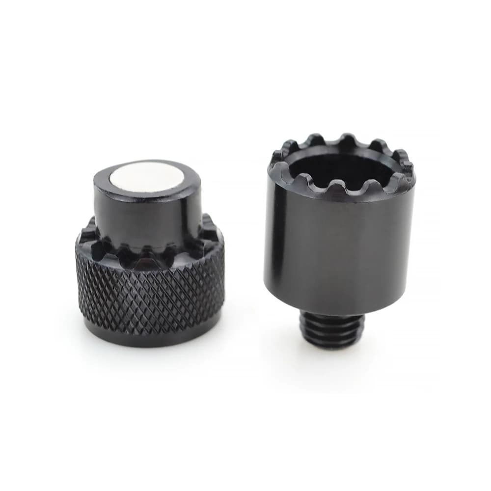 Adaptateur aluminium Quick-Change Hirisi AQ210 - Connecteur universel pour alarmes et rod pods pêche carpe