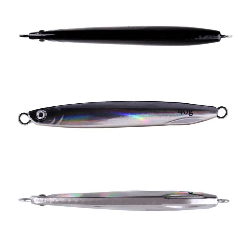Leurre métal jig shore 7g à 40g pour bar et pêche au leurre en mer, leurres