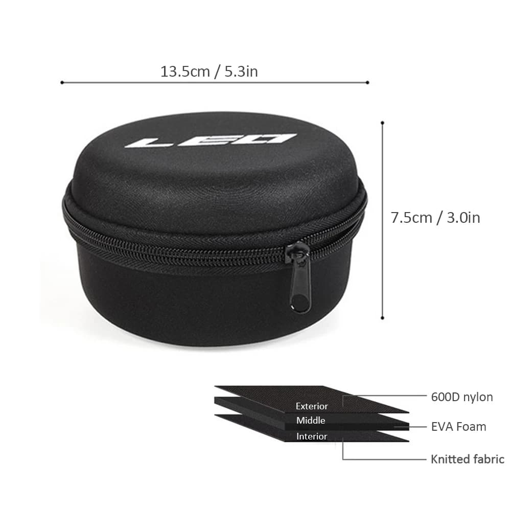 Étui protection moulinet pêche EVA : housse étanche pour moulinets spinning, raft et fly fishing