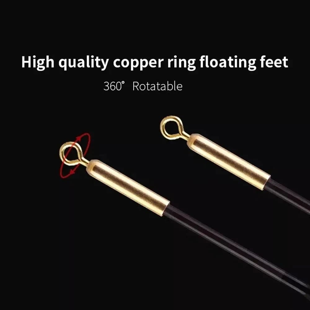 2 flotteurs LED lumineux pêche nocturne été 2024 - grande flottabilité 3g-13g avec pile CR425