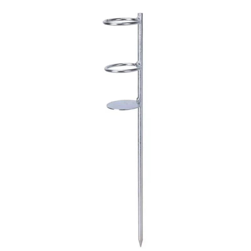 Piquet de sol double cercle pour canne à pêche mer et casting 30cm 37cm 47cm extérieur simple